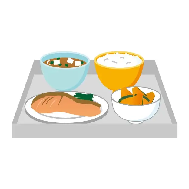 バランスのいい定食