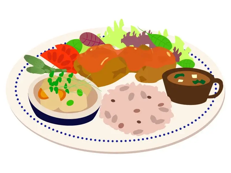 バランスのいいご飯